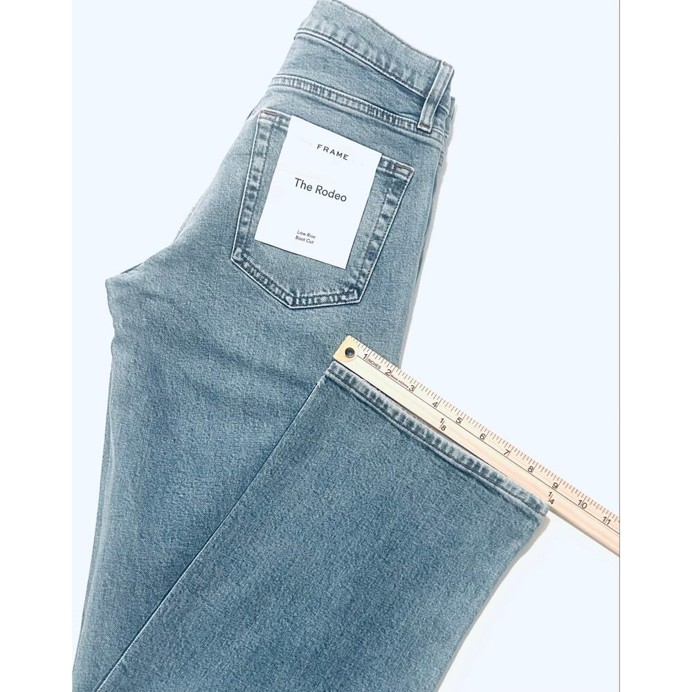 Frame "The Rodeo" Jeans. Size 27. Color Spirit. Low Rise Boot Cut. - Picture 7 of 10